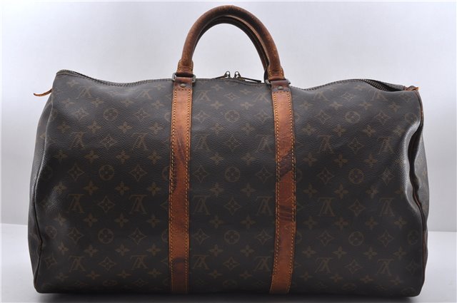 Authentic Louis Vuitton Monogram Keepall 50 Travel Boston Bag M41426 LV 4260D