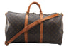 Authentic Louis Vuitton Monogram Keepall Bandouliere 50 M41416 Boston Bag 4260F