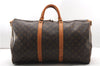 Authentic Louis Vuitton Monogram Keepall Bandouliere 50 M41416 Boston Bag 4260F