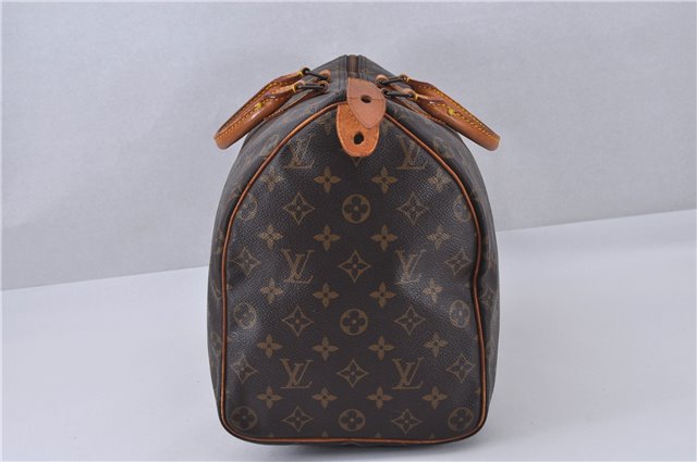 Authentic Louis Vuitton Monogram Speedy 40 Hand Boston Bag M41522 LV 4261F