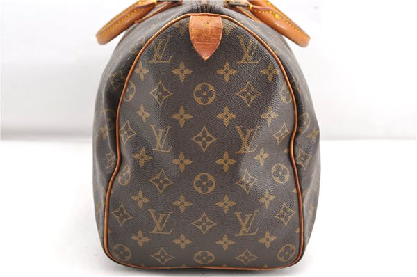 Authentic Louis Vuitton Monogram Speedy 40 Hand Boston Bag M41522 LV 4261F