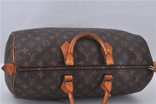 Authentic Louis Vuitton Monogram Speedy 40 Hand Boston Bag M41522 LV 4261F