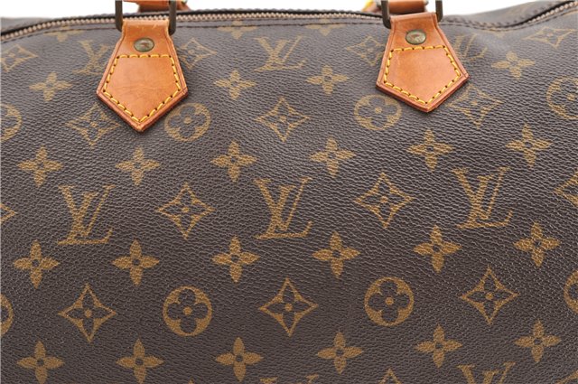 Authentic Louis Vuitton Monogram Speedy 40 Hand Boston Bag M41522 LV 4261F