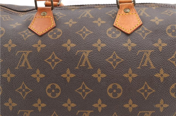 Authentic Louis Vuitton Monogram Speedy 40 Hand Boston Bag M41522 LV 4261F