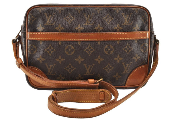 Authentic Louis Vuitton Monogram Trocadero 27 Shoulder Cross Bag M51274 LV 4261I