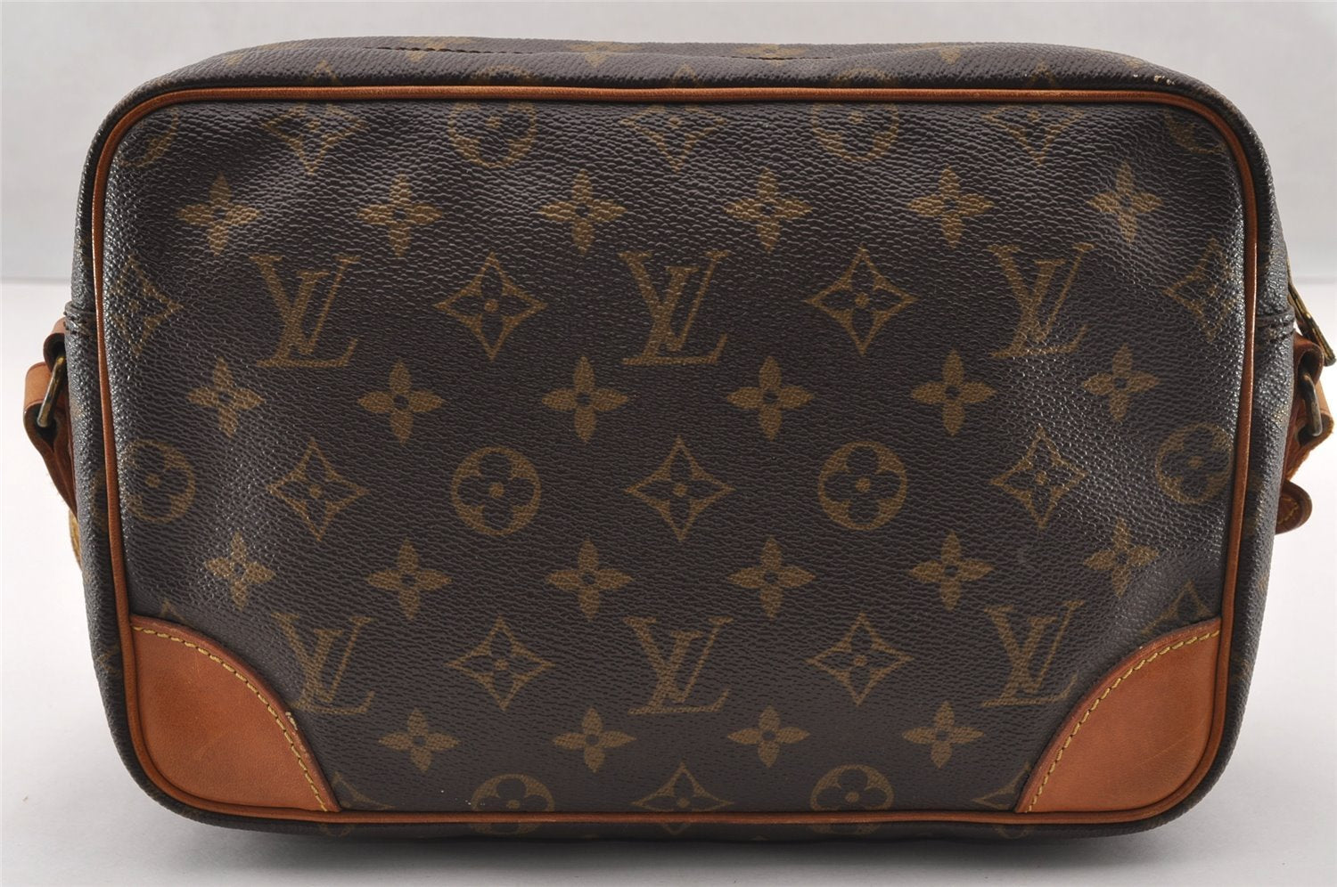 Authentic Louis Vuitton Monogram Trocadero 27 Shoulder Cross Bag M51274 LV 4261I