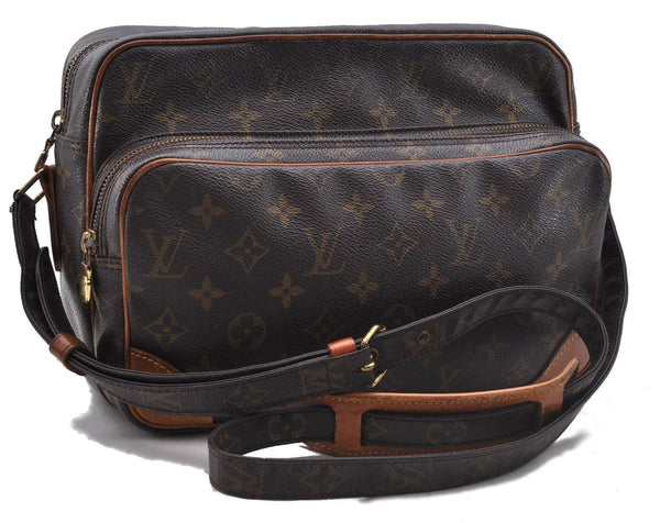 Authentic Louis Vuitton Monogram Nile Shoulder Cross Body Bag M45244 LV 4262D