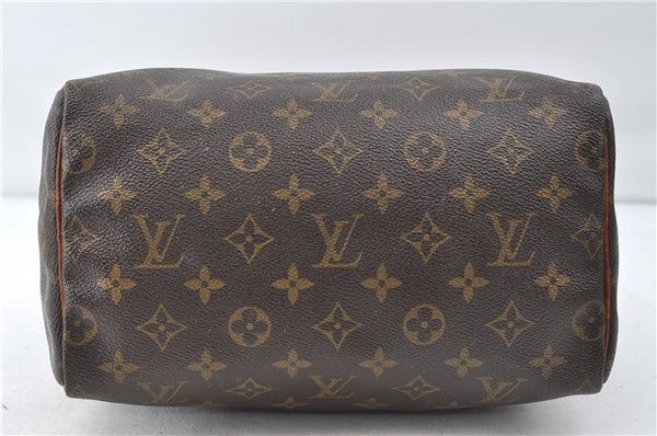 Authentic Louis Vuitton Monogram Speedy 25 Boston Hand Bag Purse M41528 LV 4263D