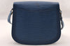 Authentic Louis Vuitton Epi Saint Cloud GM Shoulder Cross Bag M52195 Blue 4263I
