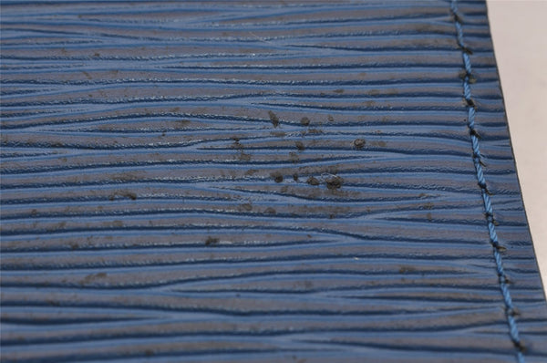 Authentic Louis Vuitton Epi Saint Cloud GM Shoulder Cross Bag M52195 Blue 4263I