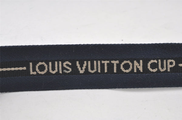 Auth Louis Vuitton Cup Americas Cup 2007 Solents Shoulder Bag M80707 Blue 4264I