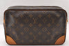 Authentic Louis Vuitton Monogram Compiegne 28 Clutch Hand Bag M51845 LV 4266I