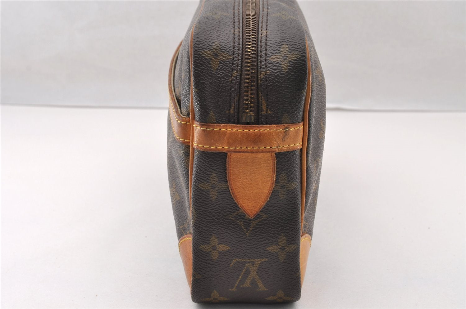 Authentic Louis Vuitton Monogram Compiegne 28 Clutch Hand Bag M51845 LV 4266I