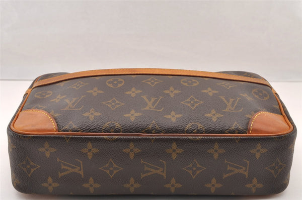 Authentic Louis Vuitton Monogram Compiegne 28 Clutch Hand Bag M51845 LV 4266I