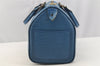 Authentic Louis Vuitton Epi Speedy 25 Hand Boston Bag Blue M43015 LV 4267I