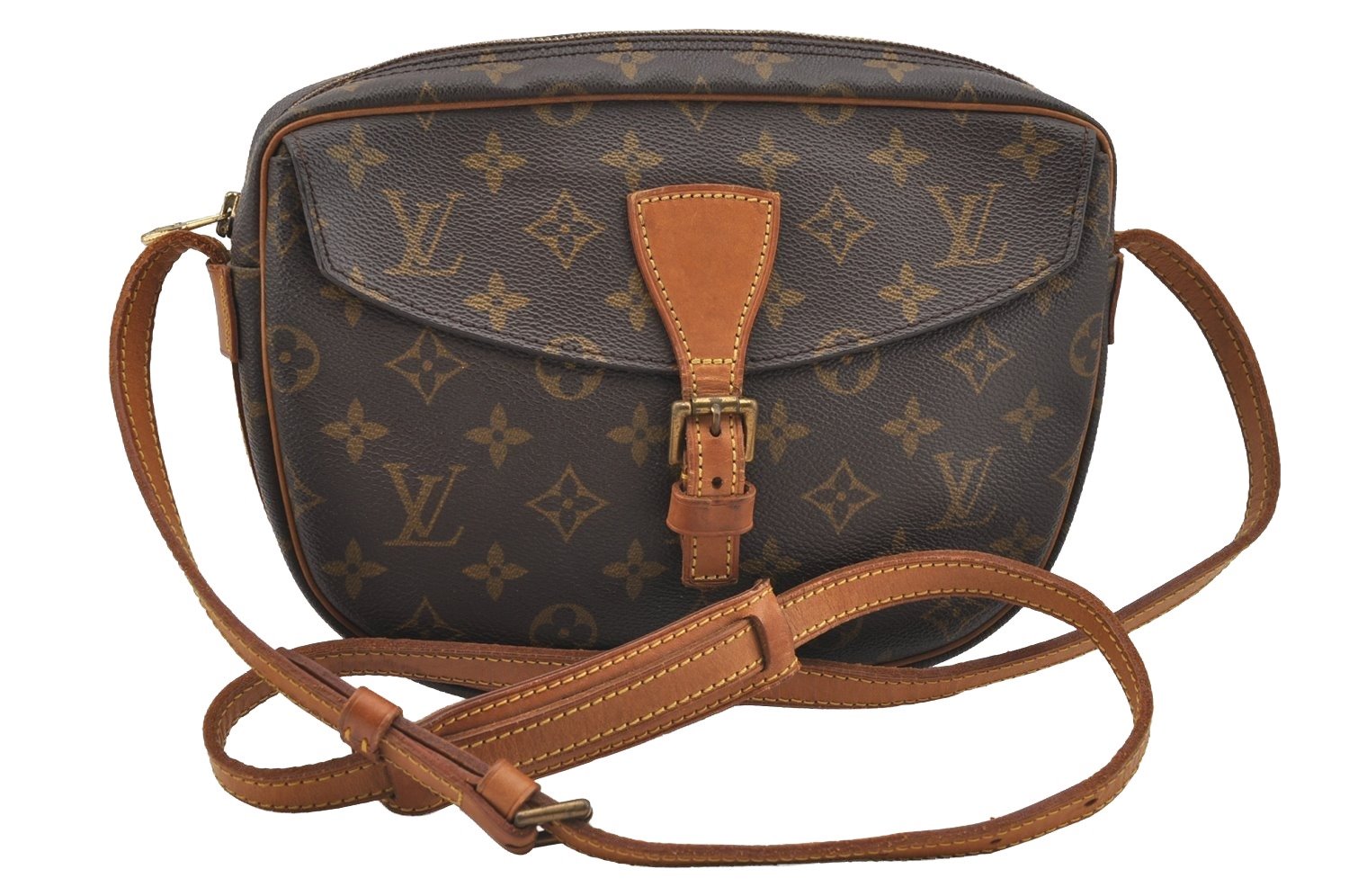 Authentic Louis Vuitton Monogram Jeune Fille MM M51226 Shoulder Cross Bag 4268I