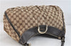 Authentic GUCCI Abbey Shoulder Hand Bag GG Canvas Leather 189833 Brown 4269D