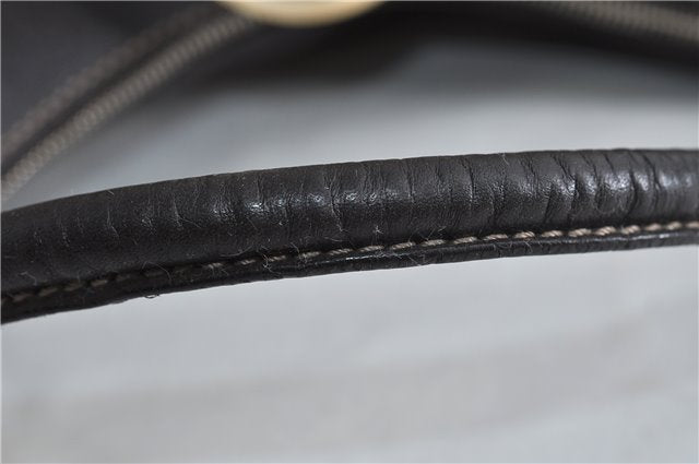 Authentic GUCCI Abbey Shoulder Hand Bag GG Canvas Leather 189833 Brown 4269D