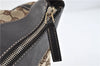 Authentic GUCCI Abbey Shoulder Hand Bag GG Canvas Leather 189833 Brown 4269D