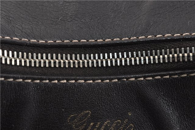 Authentic GUCCI Abbey Shoulder Hand Bag GG Canvas Leather 189833 Brown 4269D