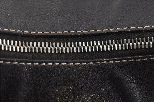 Authentic GUCCI Abbey Shoulder Hand Bag GG Canvas Leather 189833 Brown 4269D