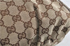 Authentic GUCCI Abbey Shoulder Hand Bag GG Canvas Leather 189833 Brown 4269D