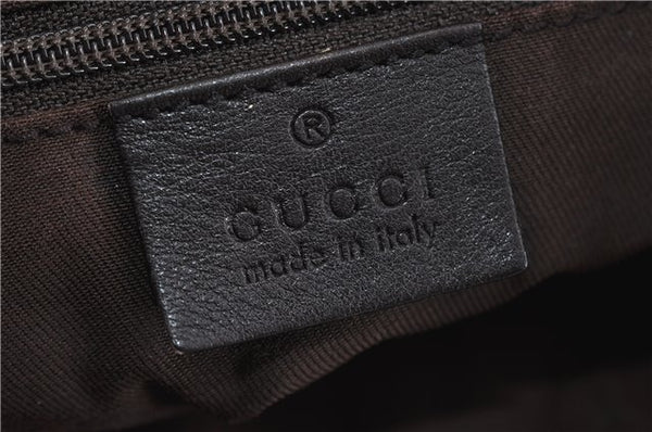 Authentic GUCCI Abbey Shoulder Hand Bag GG Canvas Leather 189833 Brown 4269D
