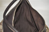 Authentic GUCCI Abbey Shoulder Hand Bag GG Canvas Leather 189833 Brown 4269D