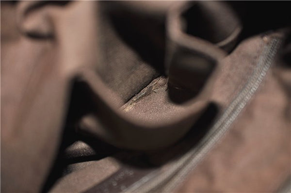 Authentic GUCCI Abbey Shoulder Hand Bag GG Canvas Leather 189833 Brown 4269D