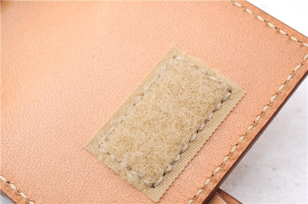 Authentic CELINE C Macadam Blason Shoulder Pouch Suede Leather Light Blue 4272E