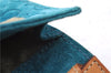 Authentic CELINE C Macadam Blason Shoulder Pouch Suede Leather Light Blue 4272E