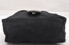 Authentic FENDI Mamma Baguette Shoulder Hand Bag Jersey Leather Black Junk 4272I