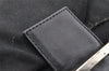 Authentic FENDI Mamma Baguette Shoulder Hand Bag Jersey Leather Black Junk 4272I