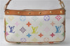 Louis Vuitton Monogram Multicolor Pochette Accessoires Pouch M92649 White 4273D