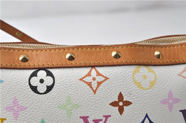 Louis Vuitton Monogram Multicolor Pochette Accessoires Pouch M92649 White 4273D