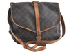 Authentic Louis Vuitton Monogram Saumur 35 Shoulder Cross Bag M42254 LV 4274B