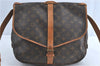 Authentic Louis Vuitton Monogram Saumur 35 Shoulder Cross Bag M42254 LV 4274B
