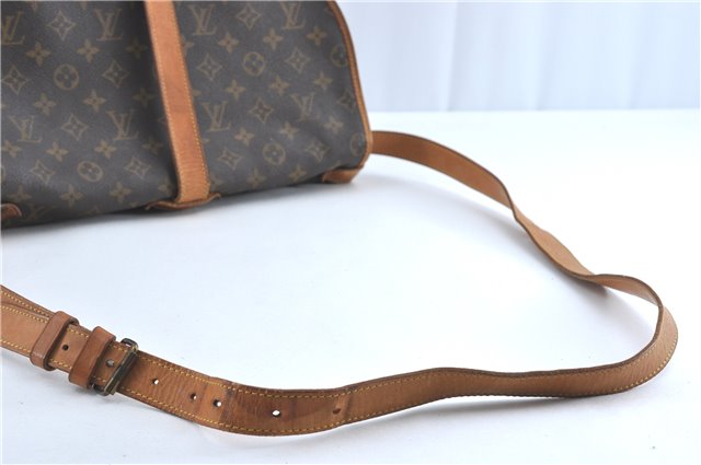 Authentic Louis Vuitton Monogram Saumur 35 Shoulder Cross Bag M42254 LV 4274B