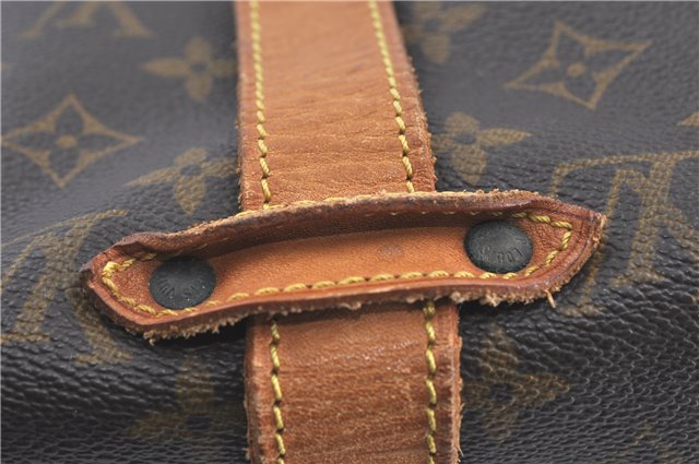 Authentic Louis Vuitton Monogram Saumur 35 Shoulder Cross Bag M42254 LV 4274B