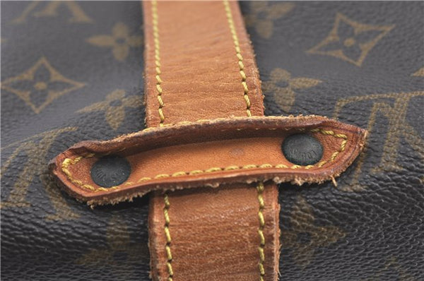 Authentic Louis Vuitton Monogram Saumur 35 Shoulder Cross Bag M42254 LV 4274B