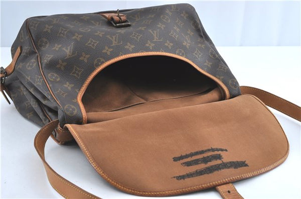 Authentic Louis Vuitton Monogram Saumur 35 Shoulder Cross Bag M42254 LV 4274B