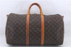 Auth Louis Vuitton Monogram Keepall Bandouliere 50 Boston Bag M41416 LV 4274D