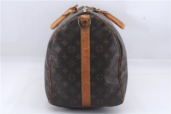 Auth Louis Vuitton Monogram Keepall Bandouliere 50 Boston Bag M41416 LV 4274D