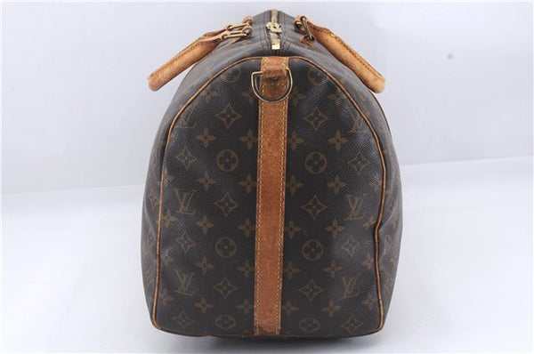 Auth Louis Vuitton Monogram Keepall Bandouliere 50 Boston Bag M41416 LV 4274D