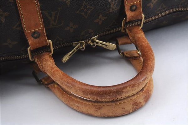 Auth Louis Vuitton Monogram Keepall Bandouliere 50 Boston Bag M41416 LV 4274D