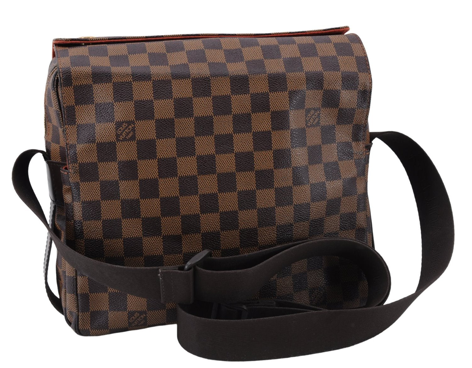 Authentic Louis Vuitton Damier Naviglio Shoulder Cross Body Bag N45255 LV 4274E