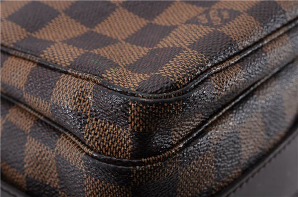 Authentic Louis Vuitton Damier Naviglio Shoulder Cross Body Bag N45255 LV 4274E