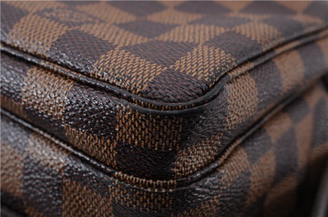 Authentic Louis Vuitton Damier Naviglio Shoulder Cross Body Bag N45255 LV 4274E