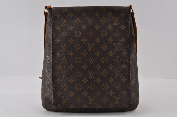 Authentic Louis Vuitton Monogram Musette Shoulder Cross Bag M51256 Junk 4274I
