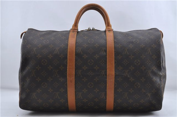 Authentic Louis Vuitton Monogram Keepall 50 Boston Bag M41426 LV 4275D